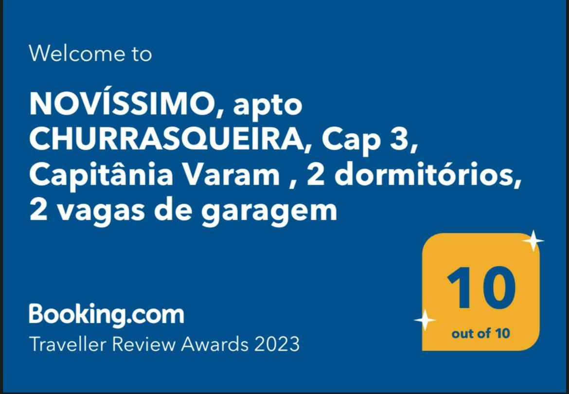 NOVÍSSIMO, apto CHURRASQUEIRA, Cap 3, Capitânia Varam , 2 dormitórios, 2 vagas de garagem Guarujá Exterior foto